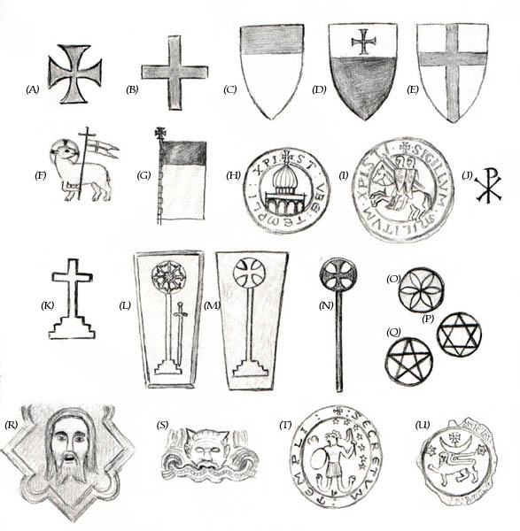 Knights Templar Symbols 7125